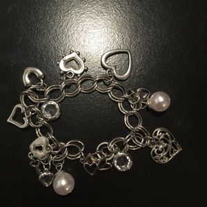 Pearl and Heart Bracelet