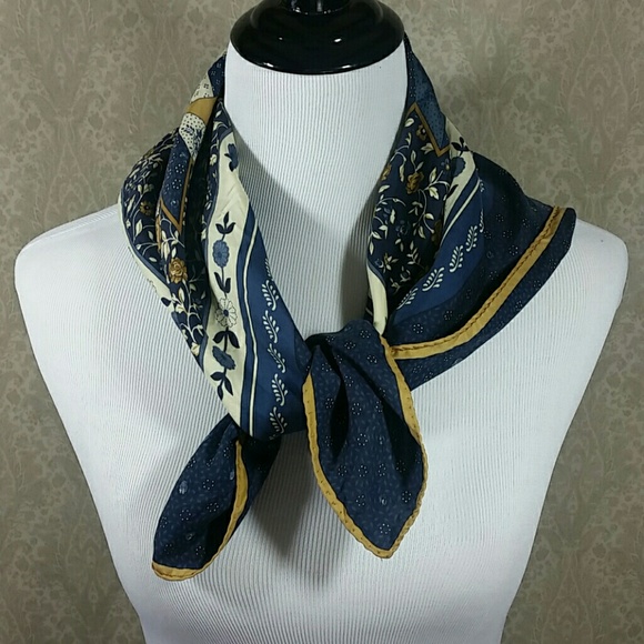 Accessories - Blue and Tan Scarf