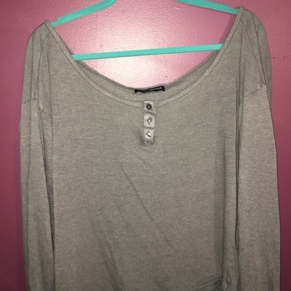 Grey Brandy Melville Henley