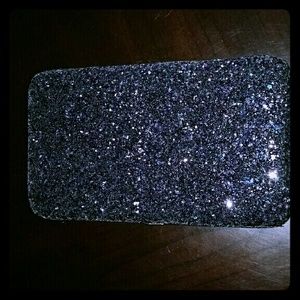 Sparkly black multi colored wallet