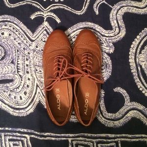 Aldo brown oxfords