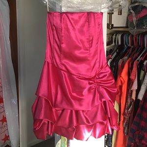 Pretty pink prom dress