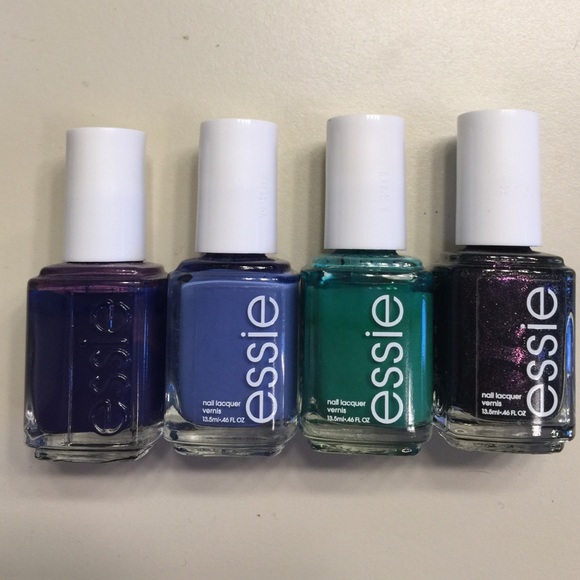 4 Essie nail polishes