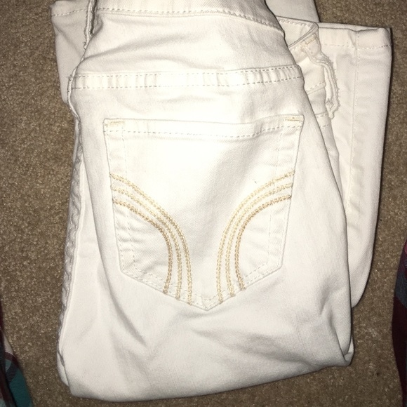 Brand new white Hollister jeans