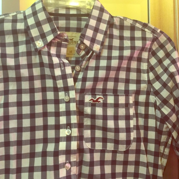 Never Worn! Hollister Plaid Button Up 🎀