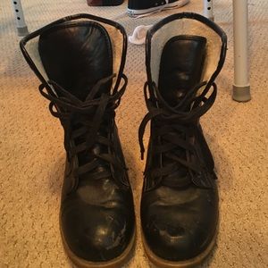 Black Combat Boots