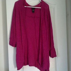 Pink cardigan