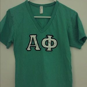 American apparel alpha phi v neck