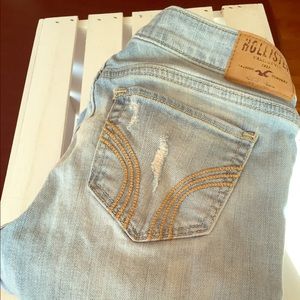 Hollister Taylor Destructed Boot Cut Jeans