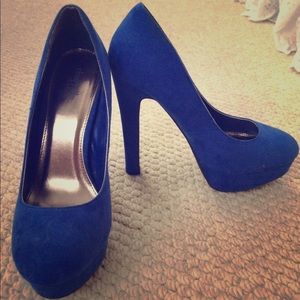 Blue Charlotte Russe pumps