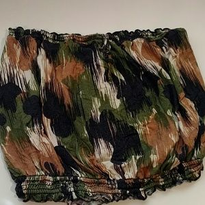 Camo Tube Top