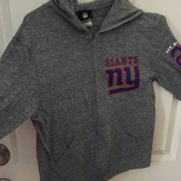 NFL apparel NY giants hooded jacket - medium