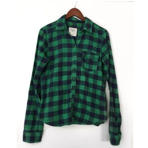 Abercrombie & Fitch Plaid Button Down