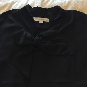 Loft black blouse
