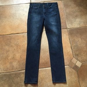 Jcrew high rise skinny jeans