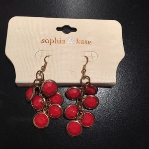 Sophia & Kate Red Earrings