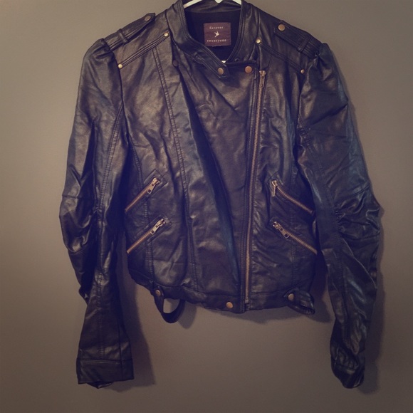 Forever 21 faux leather jacket