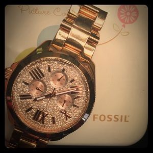 Fossil diamond watch