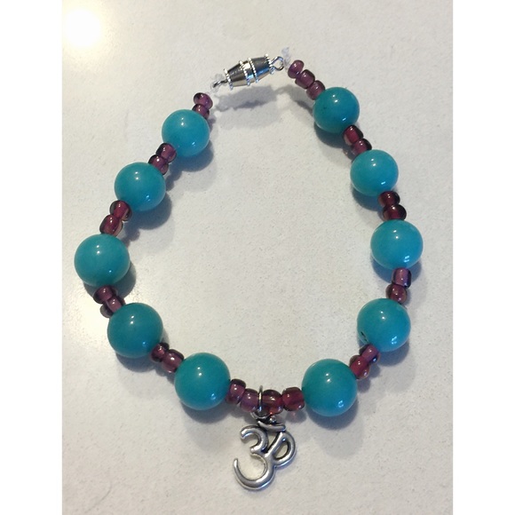 Jewelry - Handmade beaded Ohm bracelet