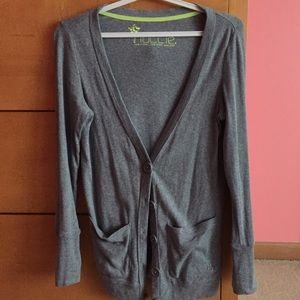 Gray cardigan from PacSun