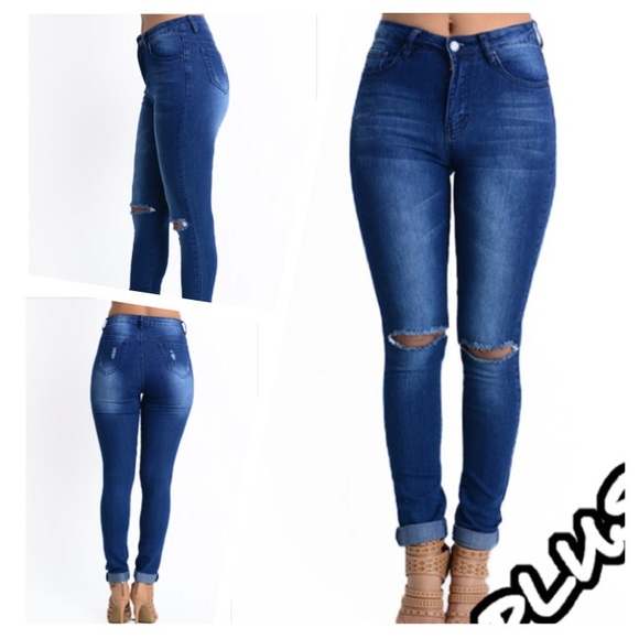 💥HP 1/14💥HIGH WAIST SKINNY JEANS - Picture 2 of 2