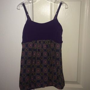 purple designed ivivva shirt