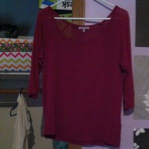 soft tee fuchsia color