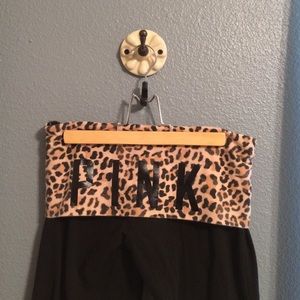 Victoria Secret PINK Black flare yoga pants