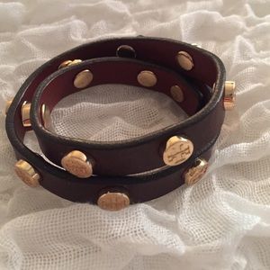 Tory Burch Double Wrap Logo Bracelet