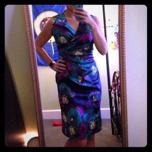 Ralph Lauren multi-colored, water colored dress