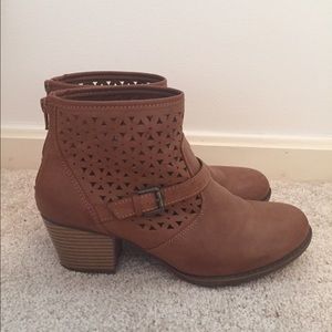 Brown booties
