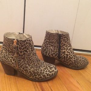 Diba leopard boots