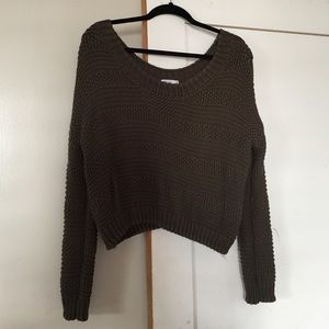 TOBI Crop Knit Sweater