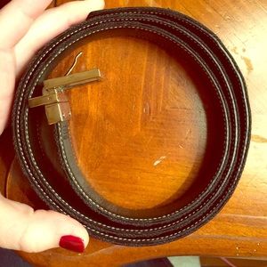 Black Auth Coach Belt
