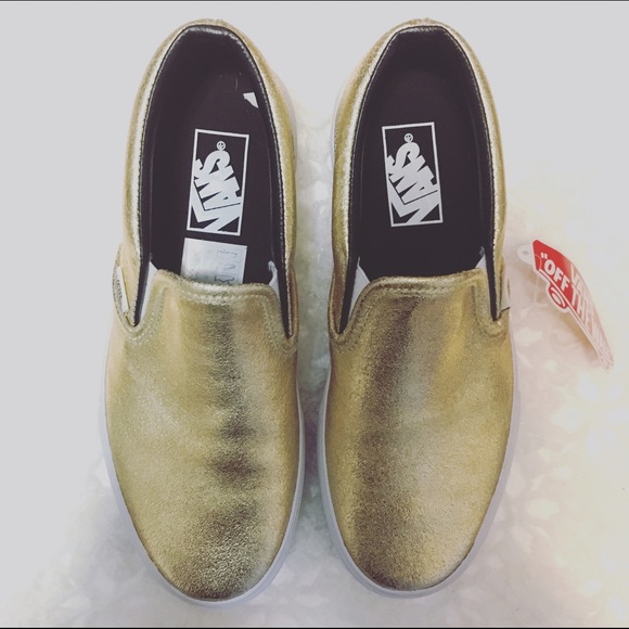 ❌SOLD❌NIB Gold Vans