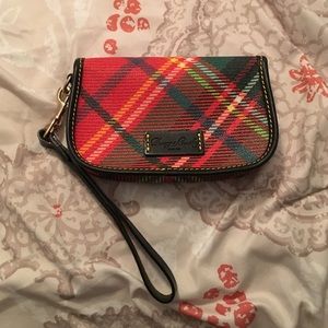Dooney & Bourke plaid wristlet