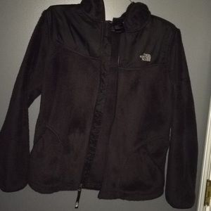 North Face fleece with hood