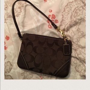 MK two tone cross body bag & coach wristlet bundle