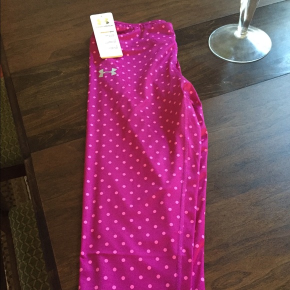 Under Armour Youth Capris Studio Pink Dot