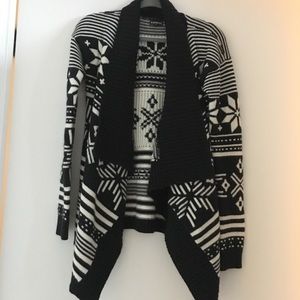 Express Front Drape Cardigan - M