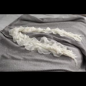 Cream scarf