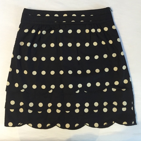 Anthropologie polka dot skirt