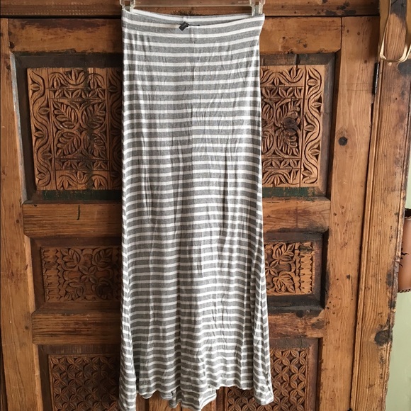 BCBGMaxAzria Striped Maxi Skirt NWOT