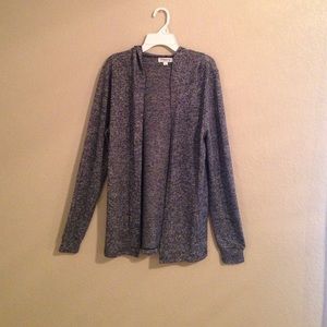 Long sleeve cardigan with hood