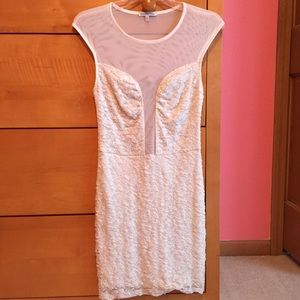 white lace dress