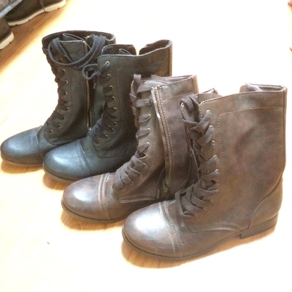 BUNDLE 2 Pairs of Combat Boots