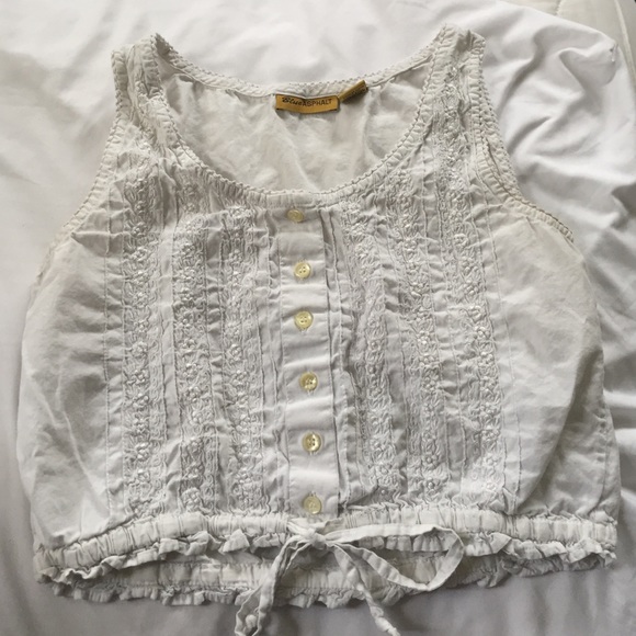 embroidered tank