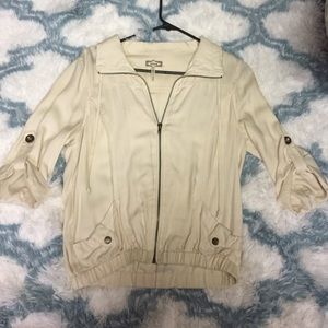 Cream light jacket