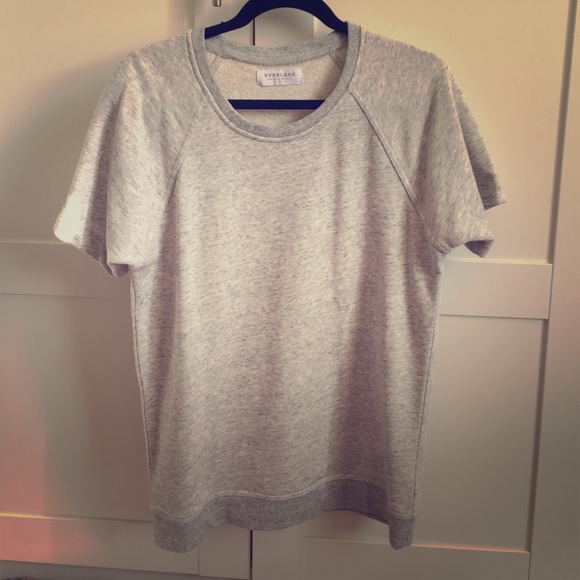 Everlane short sleeve sweatshirt