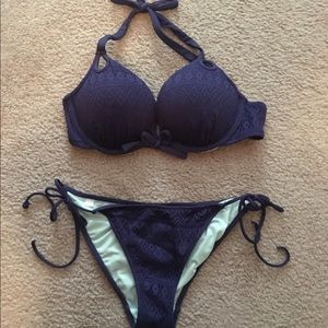 Navy blue Victoria secret bombshell bikini